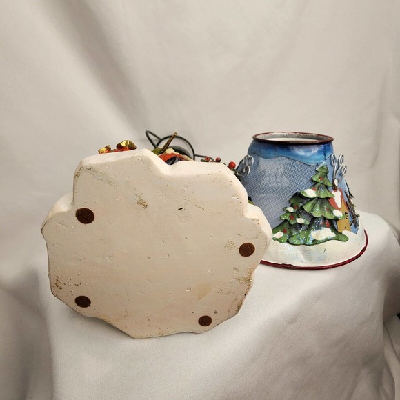 Holiday Christmas Old St. Nick Candleholder with votive Home Interiors Gifts GTC - Picture 3 of 7